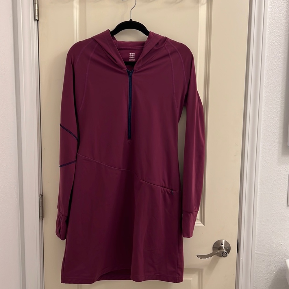 Title Nine Fleece Hoodie Dress
